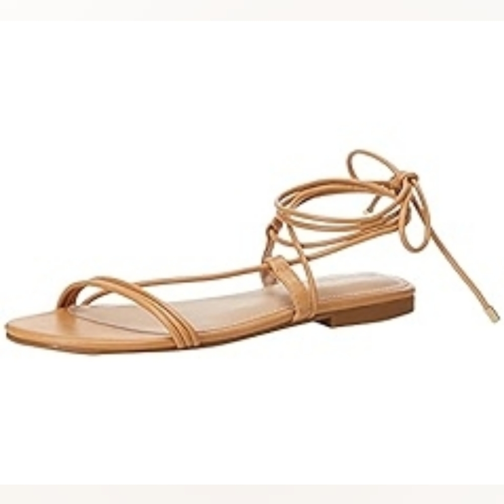 The Drop Women's Samantha Flat Strappy Lace-Up Sandal.   Size 5. NWT